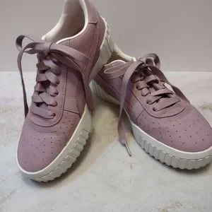 Puma Shoes Puma Womens Cali Nubuck Elderberry Tennis Shoe